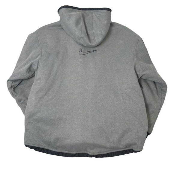 90s Nike Reversible Full Zip Swoosh Jacket L - Picture 2 of 7